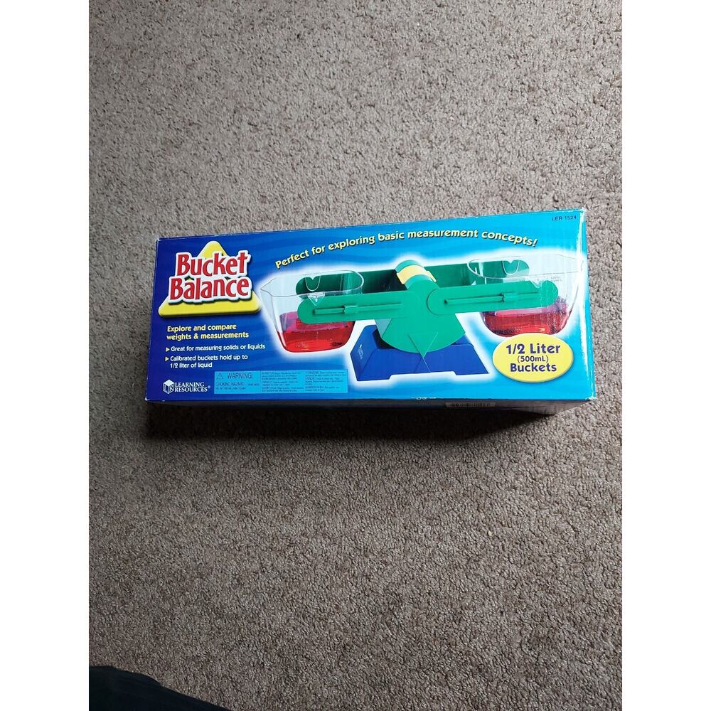 Learning Resources Bucket Balance Teaching Scale Science Math Class homeschool - Picture 2 of 6
